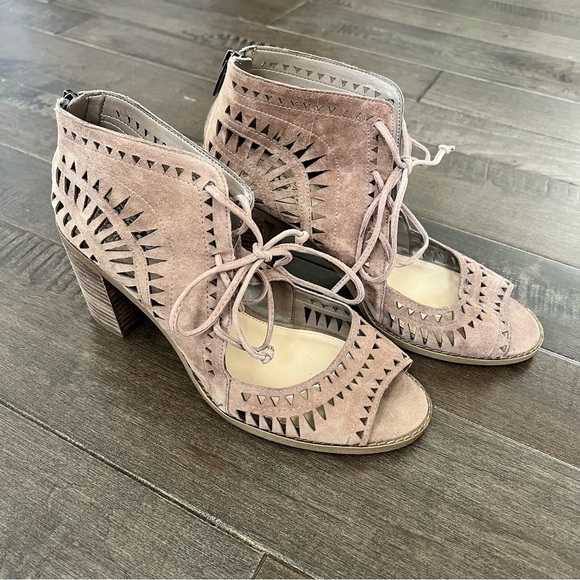 Vince Camuto Taupe Ankle Booties - Picture 12 of 14
